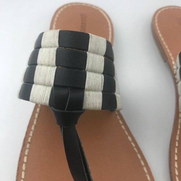Soludos Multi Band Leather Thong Sandal - Picture 4 of 5